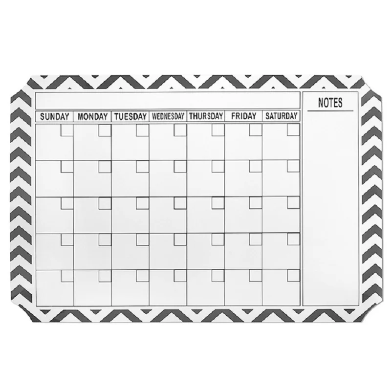 Dry Erase board 2024 Weekly Planner Organizer Reusable PVC/PET Material the Surface for  magnetic whiteboard calender