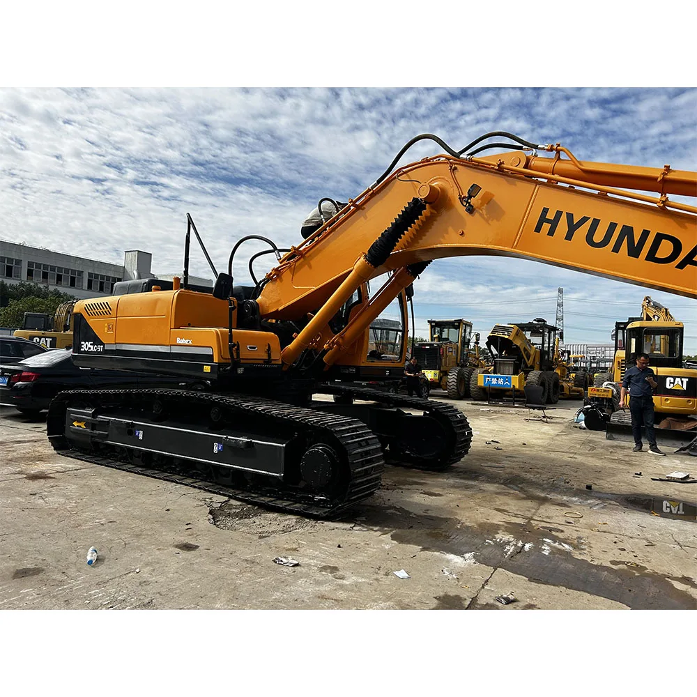 Гусеничный мотор траншеекопатель Hyundai305LC-9T 30 тонн строительного материала