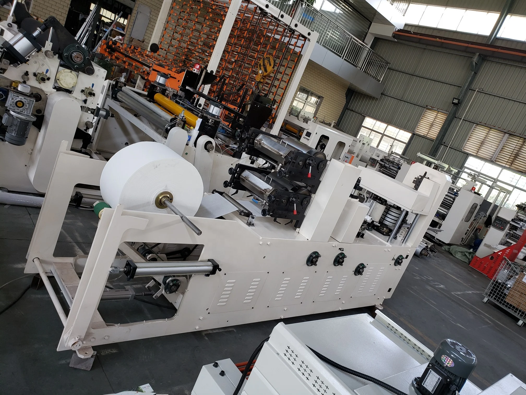 
Restaurant napkin tissue paper printing machine 