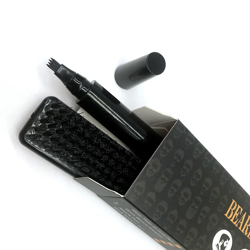 OEM Low moq Waterproof Beard Filling Pen Kit Pencil Filler Beard Filler Pencil For Men