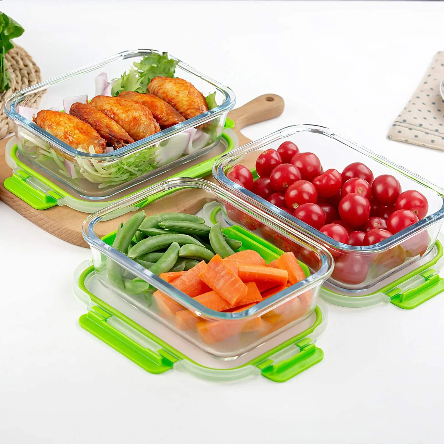 Стеклянные контейнеры для хранения продуктов