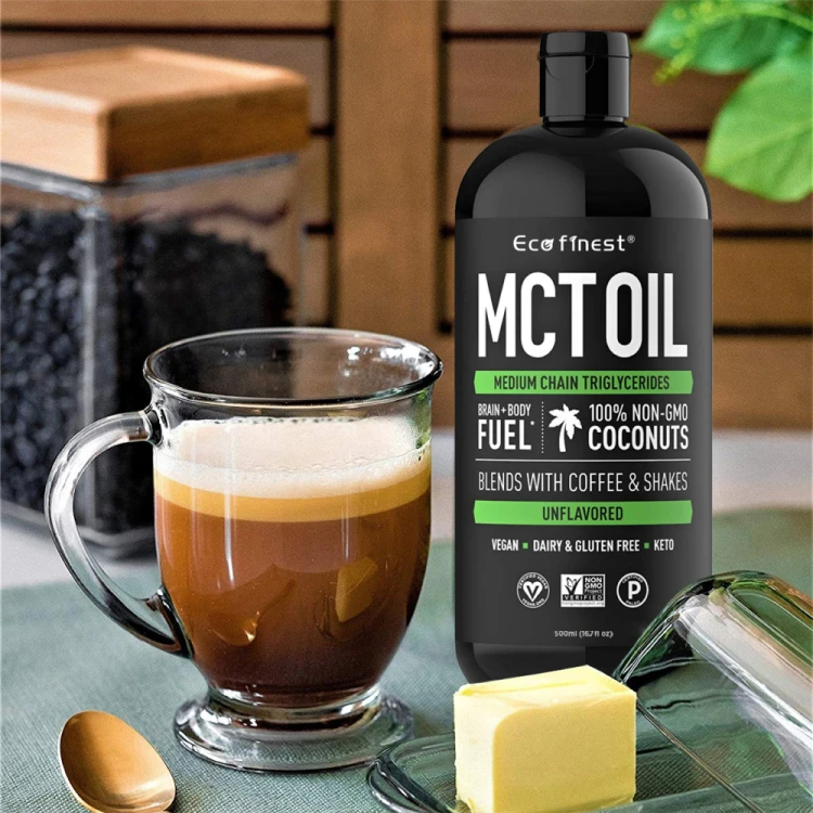  Лидер продаж на Amazon органическое кокосовое масло MCT