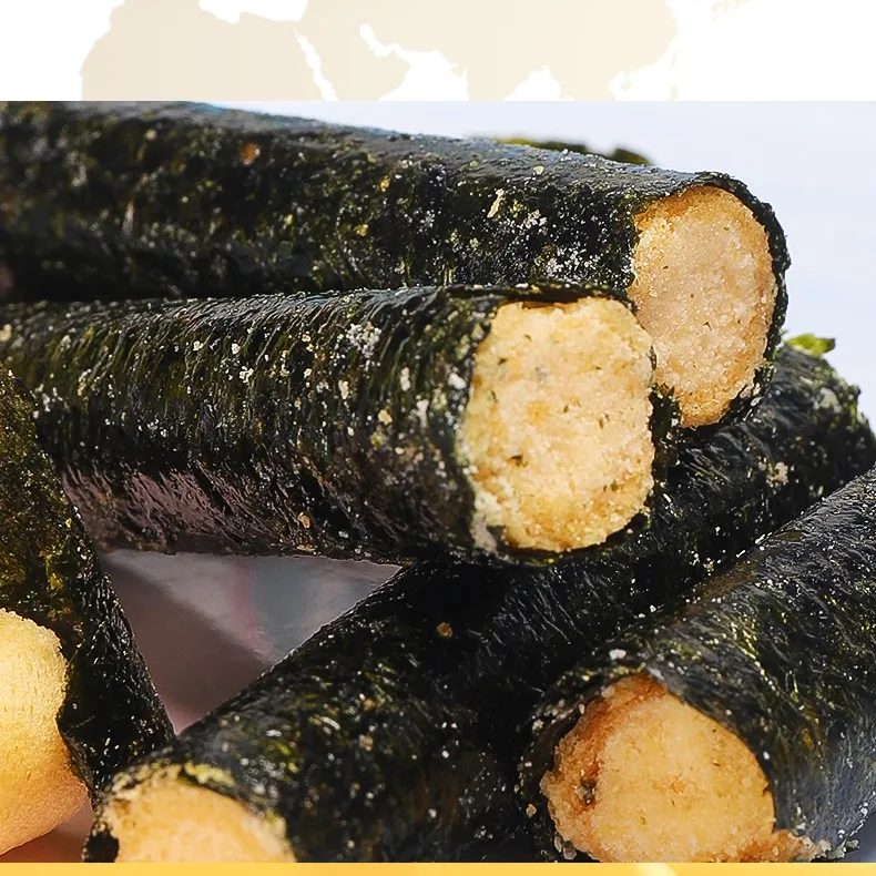 Вкусный рулет из морских водорослей китайские закуски морепродуктов сэндвич яичный мясная нить с ароматом молочного вкуса оптовые