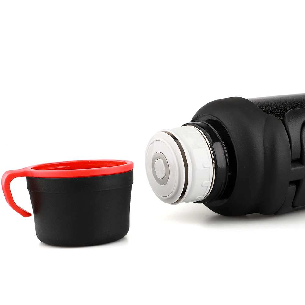 Kuangdi Stainless Steel Plastic Travel Water Bottle, Sports Thermos Travel Pot Camping Flask 3 Litre Big Tea Thermos Flask