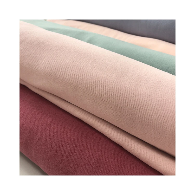 Китай поставщик 90% полиэстер 10% спандекс 185 см 260gsm polyesterdouble бортами трикотажные Мягкая ткань для одеяло одежды