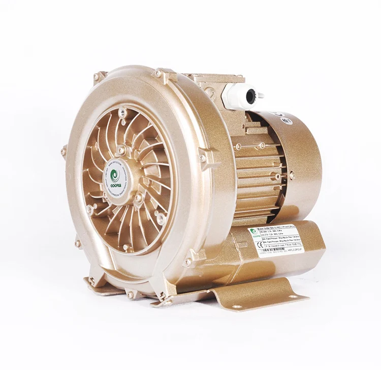 1hp small regenerative air pump ring blower for fish tank aerations