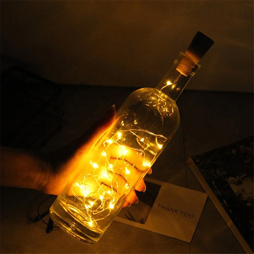 Christmas Decor DIY solar Battery powered Timer waterproof 5m 10m 100 LED Micro Silver Copper Wire String Fairy Light