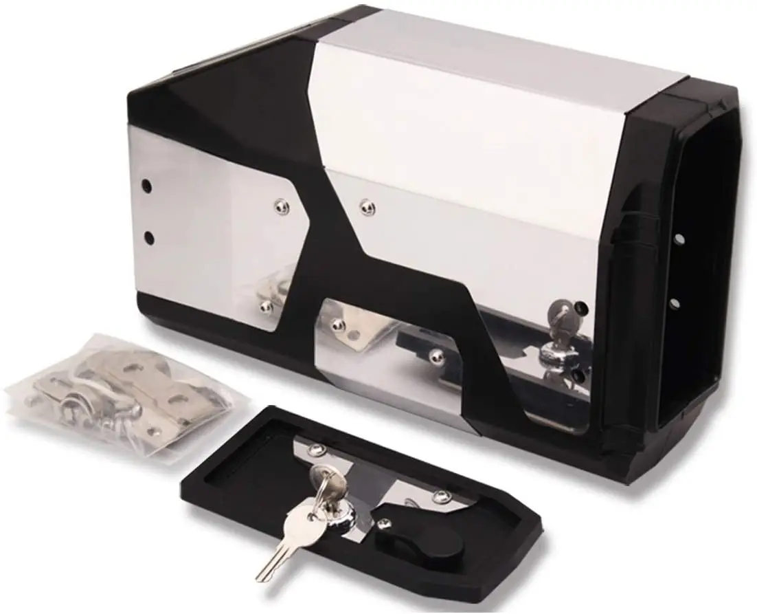 Боковой ящик для мотоцикла, ящик для инструментов из нержавеющей стали, водонепроницаемый боковой ящик для BMW R1200GS R1250GS LC Adventure & F750 F850