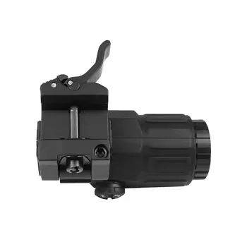 G33 3X Magnifier with Flip-to-Side Quick Detachable QD Mount for Holographic 558 Red Dot Sight Sight Scope