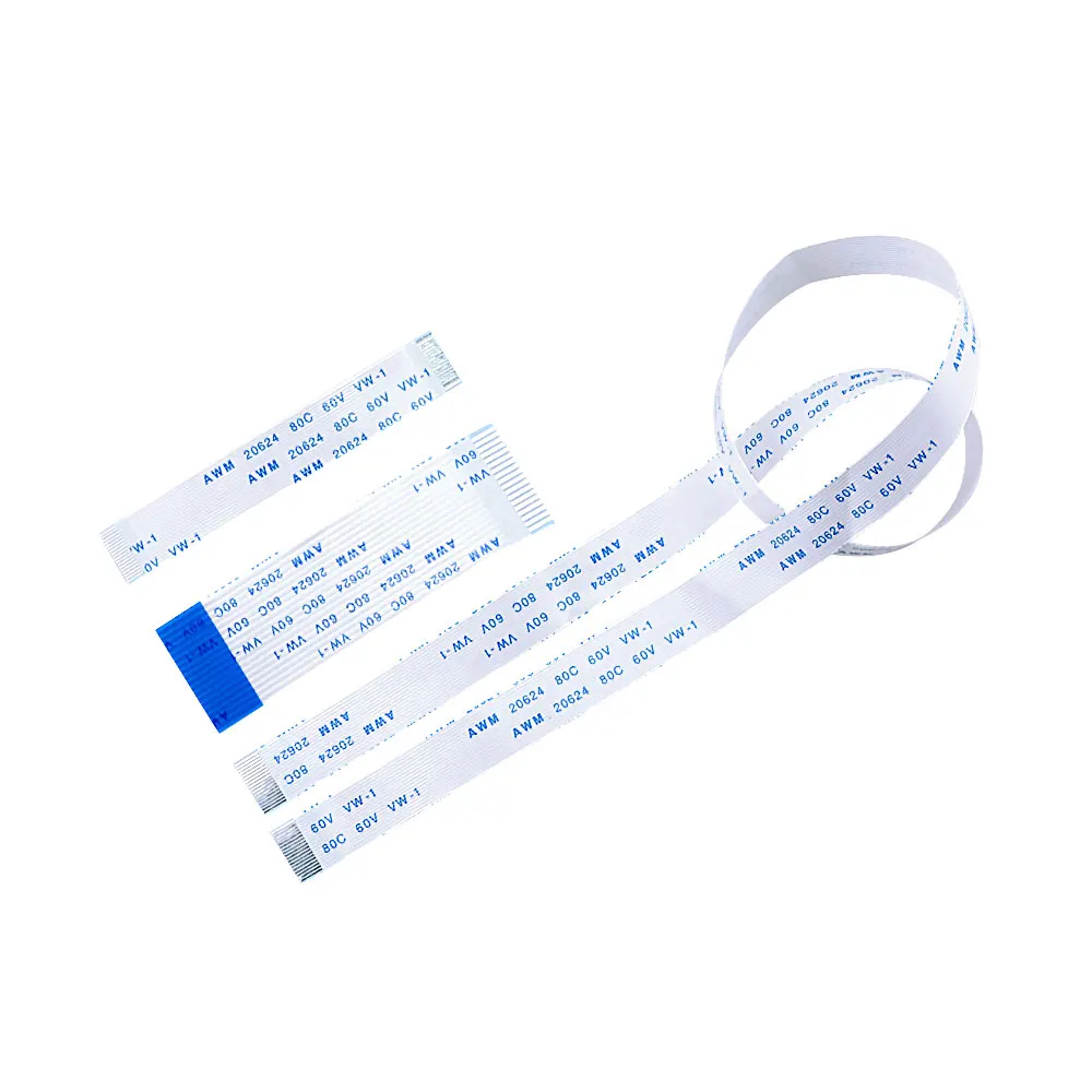 18P Line length AWM 20624 80C 60V VW-1 6CM to 40CM 10CM 15CM 20CM 25CM Flat Flexible Cable Pitch 0.5 1.0MM FFC FPC LCD Cable