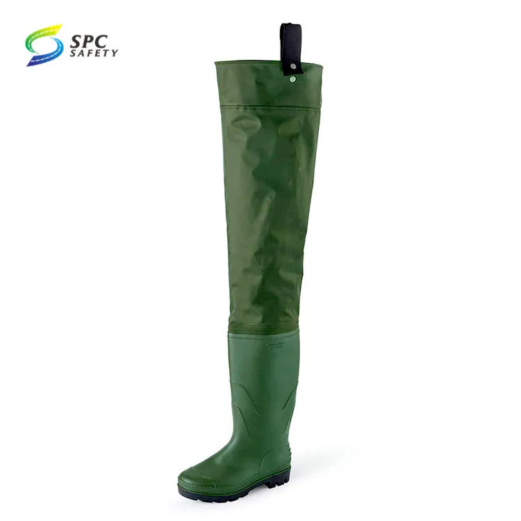 comfortable breathable waterproof  hunting PVC fishing waders waist wader