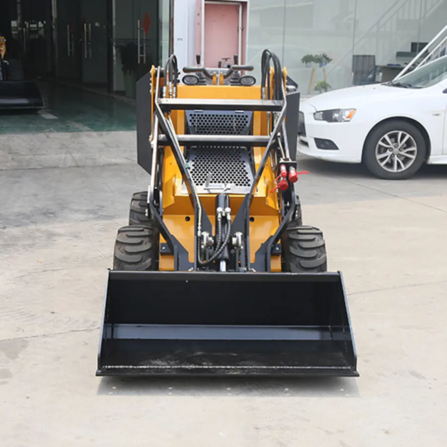 600 KG Mini Small Tractor With Front End Loader Skid Steer Loader