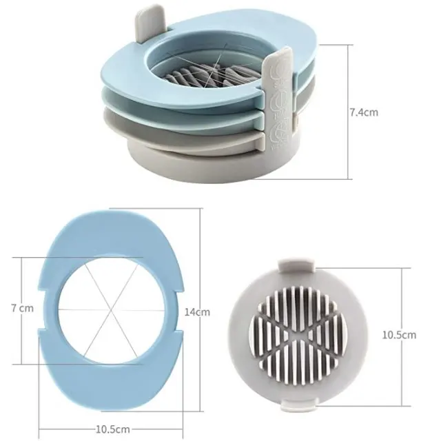 Multifunctional Six Petals Cutting Stainless Steel Slicer Section Cutter 3 in 1