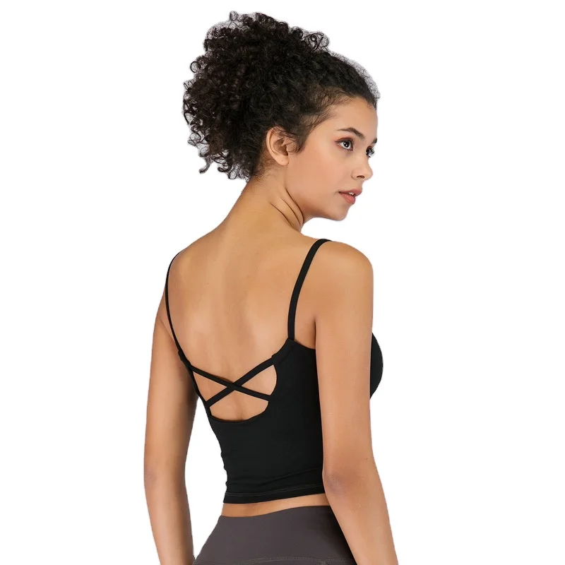 
Wholesale Womens Fashionable Quick Dry Gym Crop Top Shockproof Stylish Workout Ladies Sports Bra 