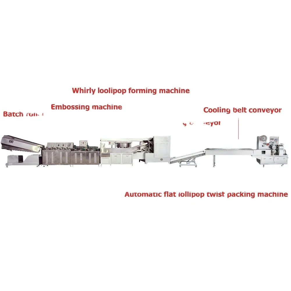 FLD- Full automatic candy cane production line / sweet candy making and packing machines