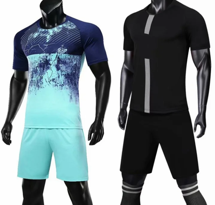 
2021 Real Thailand Quality Soccer uniform hazard Jersey soccer wear paris football print name shirts 