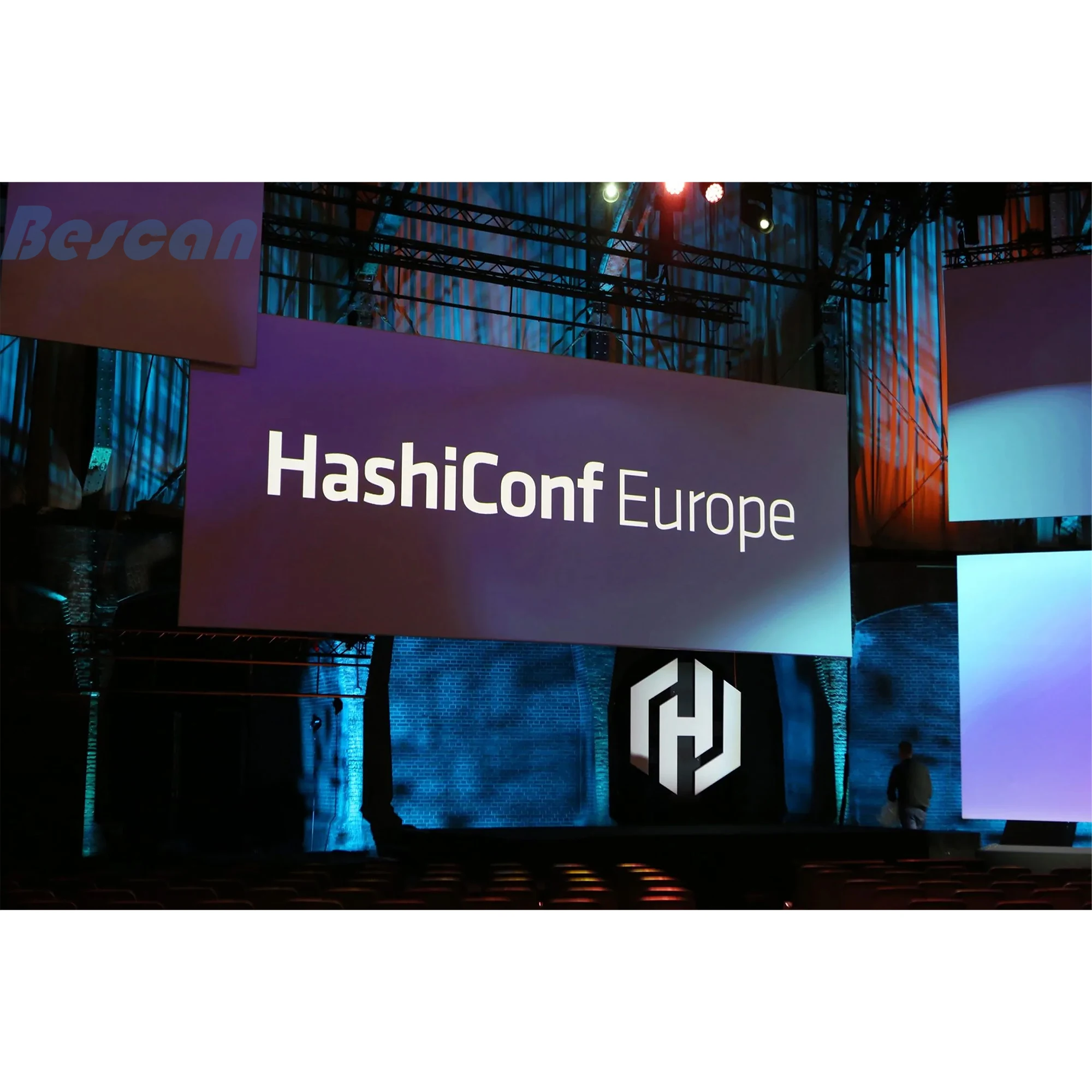 BESCAN novastar mrv2081 P2.6 P2.9 dj booth led screen P4.81 P3.91dj booth portable