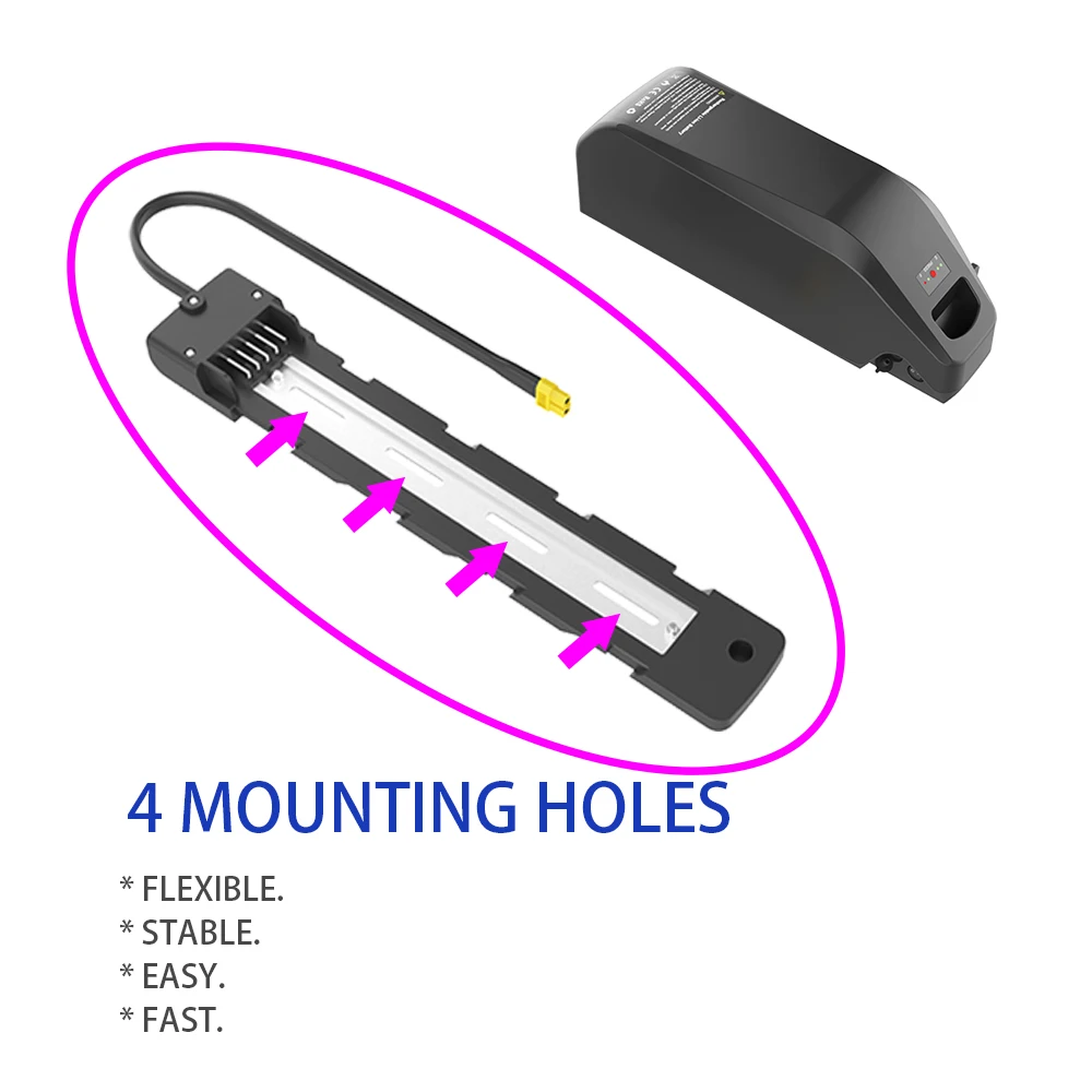 48V25AH 52V25AH 21700 Cell Electric cycle Li Ion eBike Battery Pack with Charger for Bafang Motor 48V 1000W