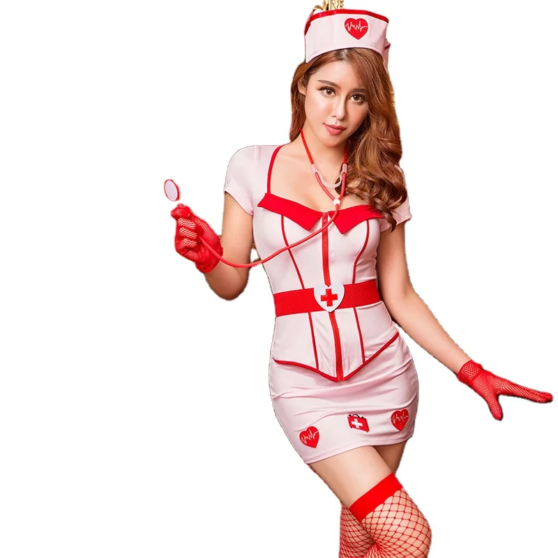 JSY New Girl Women Outfit Japanese Cosplay Hot Sexy Nurse Costumes