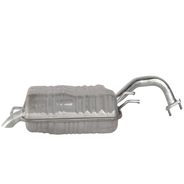 Popular style exhaust system car rear muffler with aluminized steel