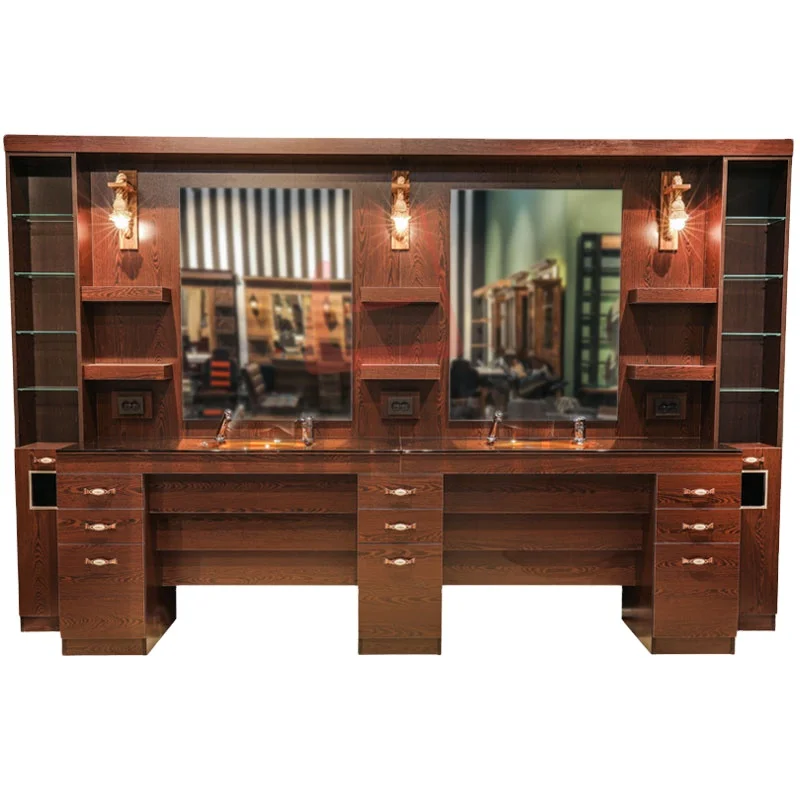 Professional Barber Station Furniture barber units barber equipments