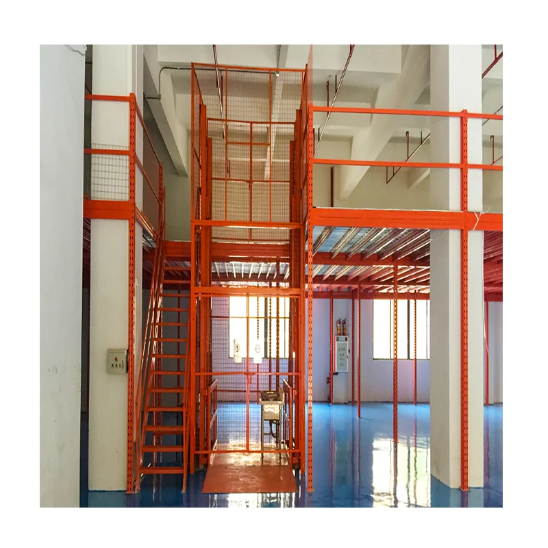 Manufacture Power Coated Steel  Attic Platform Eco-friendly Heavy Duty Metal Industrial Warehouse Storage Mezzanine System