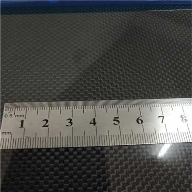 Customized High Strength Thermoplastic Composite Black Carbon 3K Twill Carbon Fiber Sheet 5mm