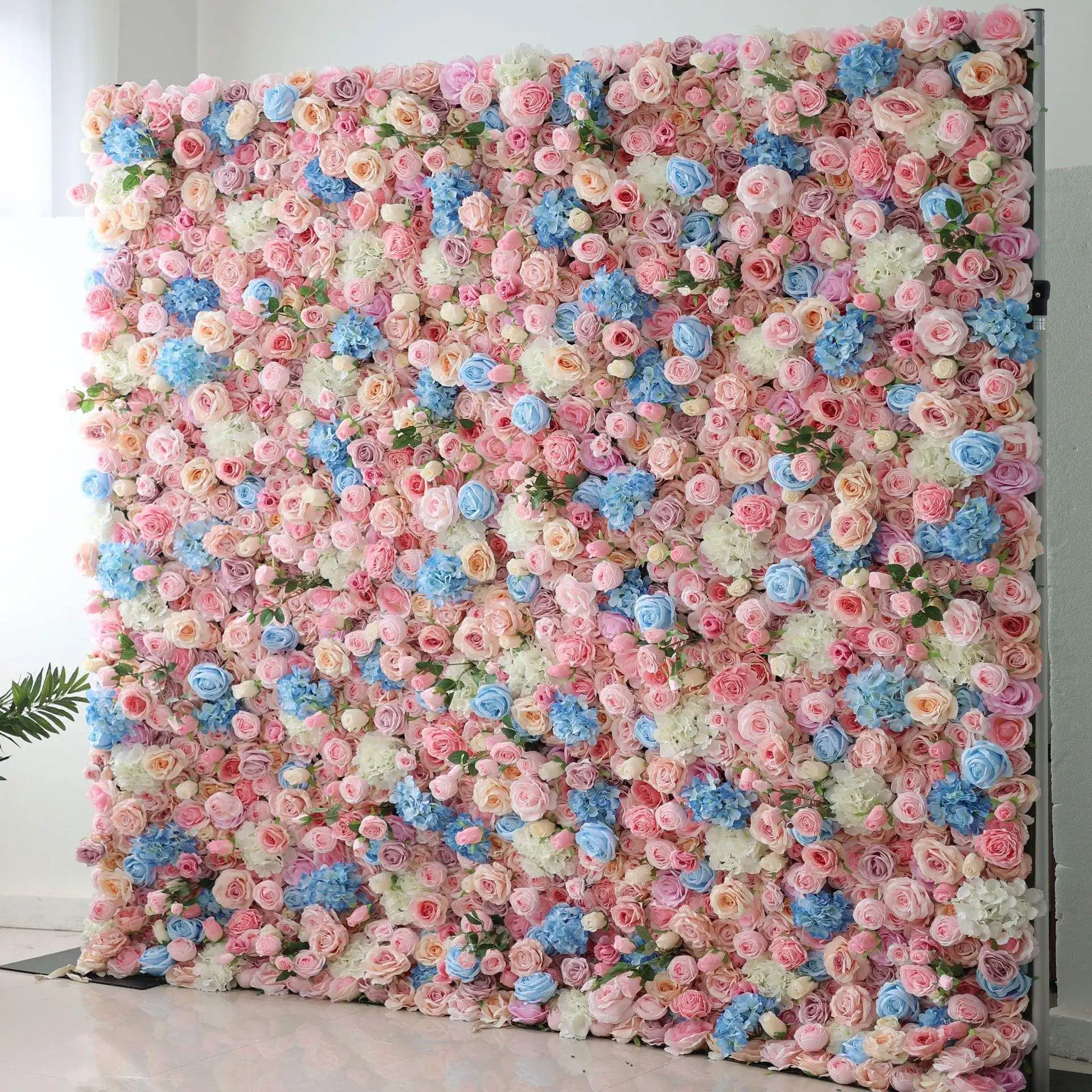 White Flower Wall Rose Flower Wall Panel for Wedding Decor  Party Backdrop Flower Wall