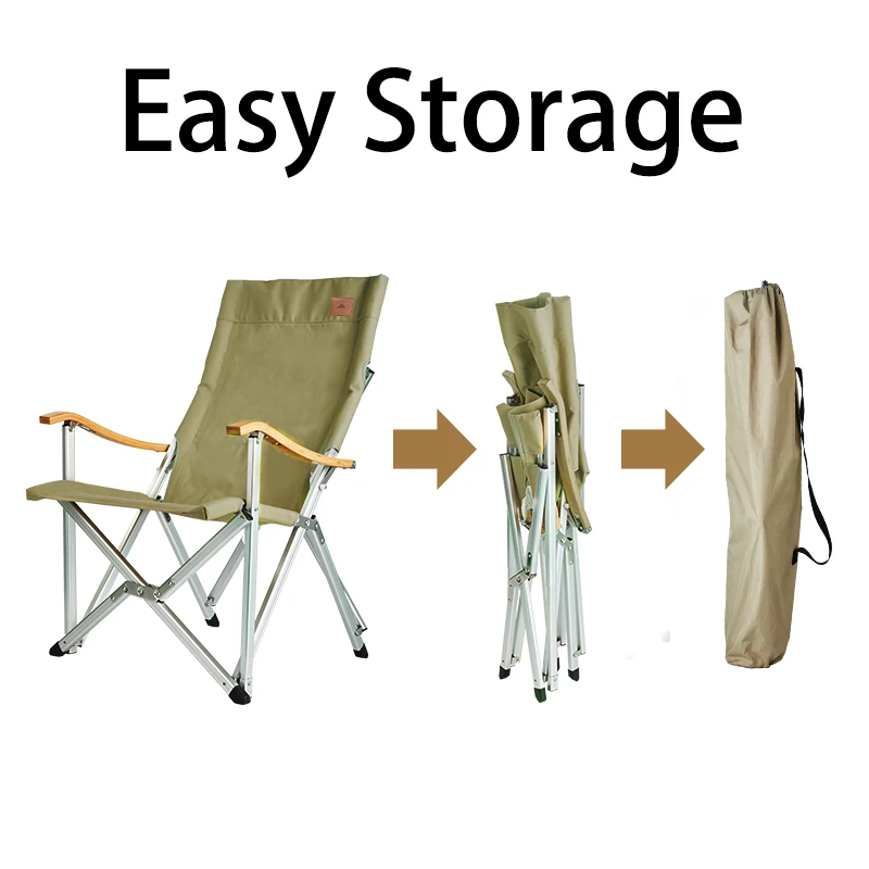 AREFFA 1680D Export Aluminum Outdoor Relaxing Travel Foldable Camping Chair