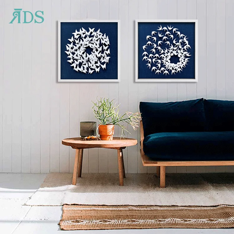 New arrival home decoration 3d art paper butterfly wall decor