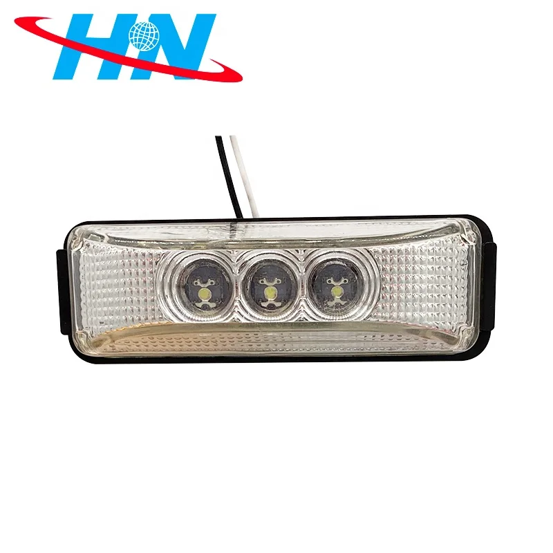  Может занять от 10 до 30V Прямоугольник тонкая линия LED зазор маркер освещения светодиодная сигнальная лампа