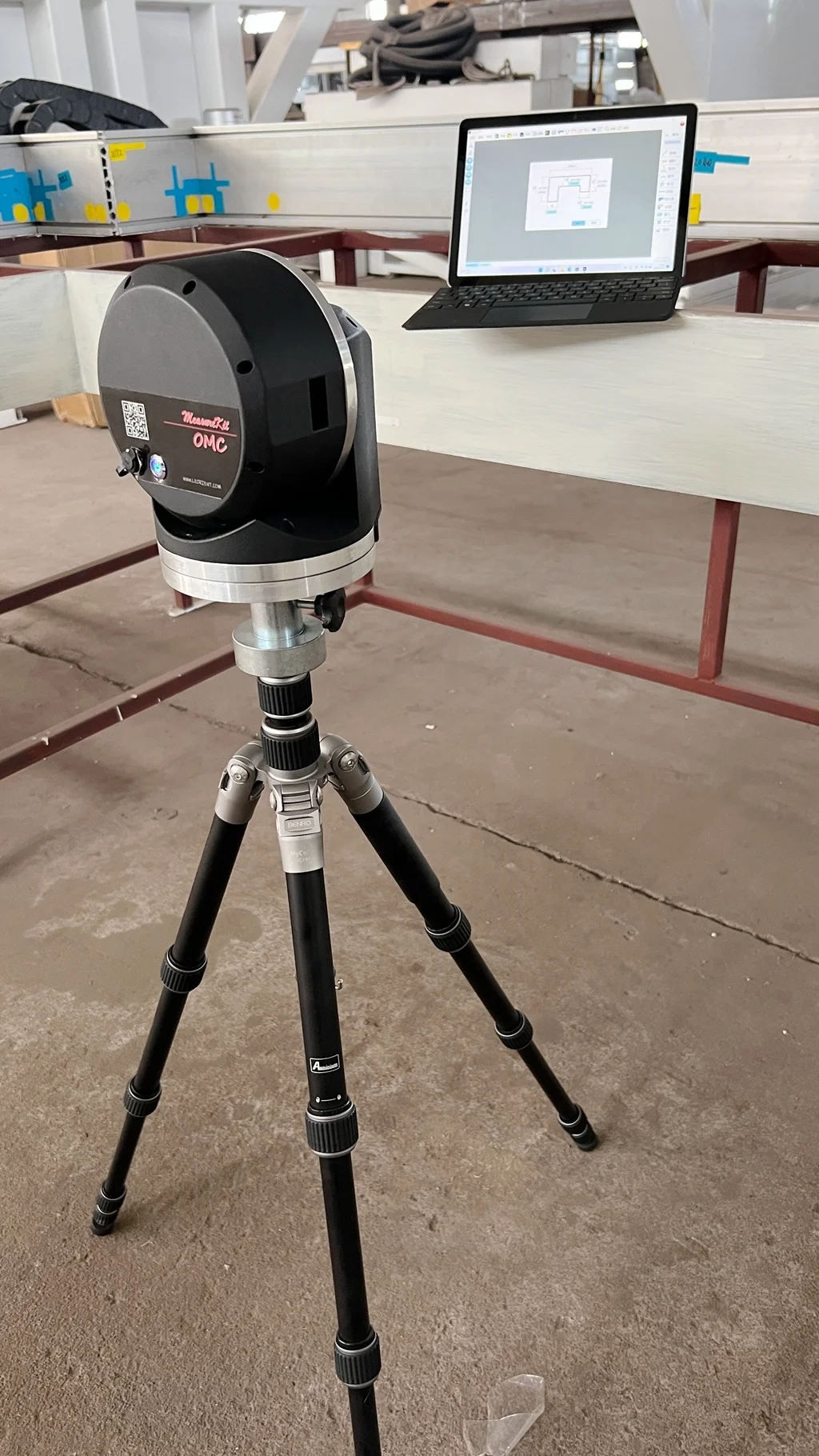 OMC Digital Templating MeasureKit Instrument for Countertop Installation Dust-Free for Manufacturing Plant