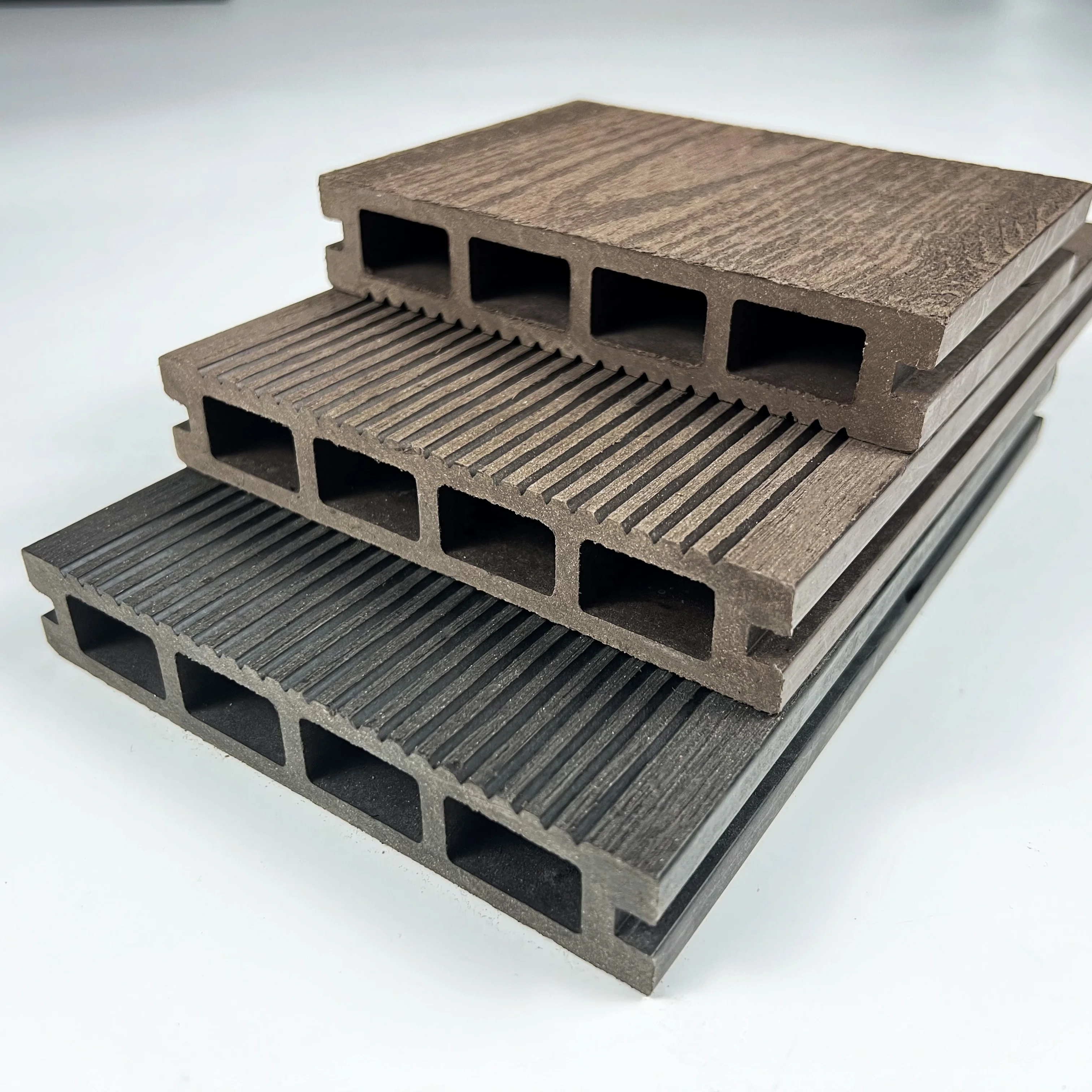 Popular decking waterproof  outdoor use hollow WPC Wood Plastic Composite Decking  wpc deck