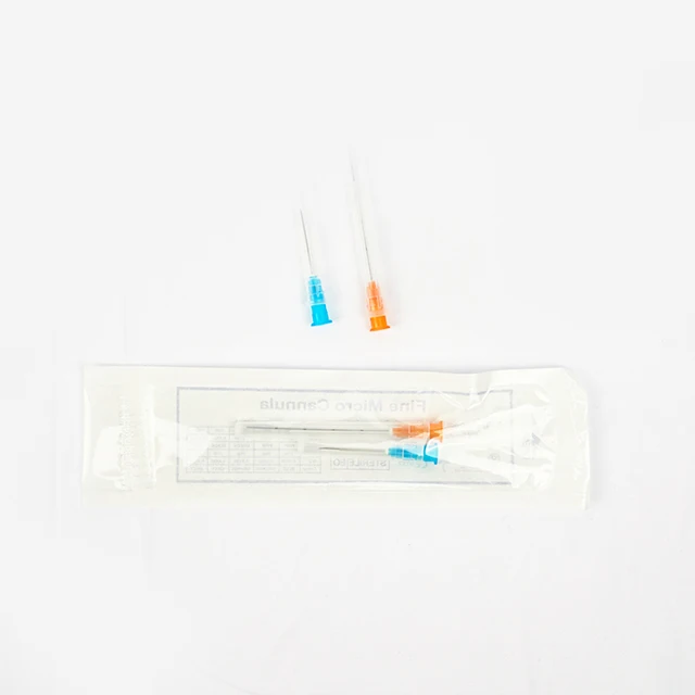 25G 50mm Blunt Micro Cannula Meso Needle Dermal Filler Blunt Tip Micro Cannula For Fillers