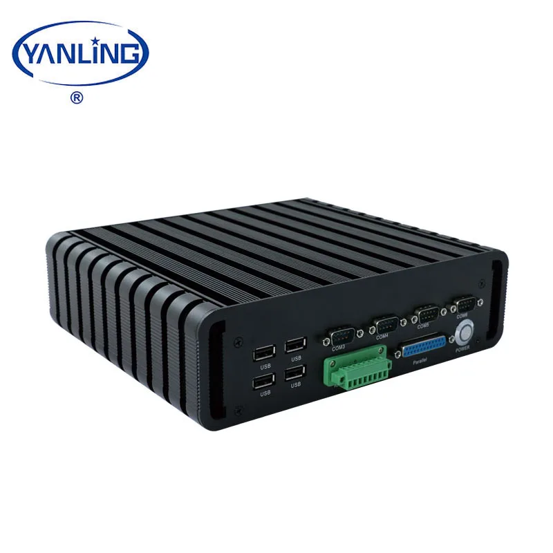 X86 промышленных Mini-ITX материнская плата с GPIO Windows7/8/10/Linux i3 i5 i7 встроенный безвентиляторный ПК