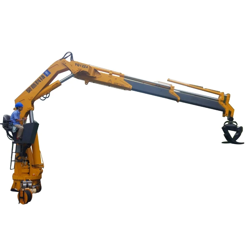 11 TON 12 T 12000 KG Made in China New Hydraulic Mini Small Marine Crane Knuckle Boom Crane Factory Direct Sales