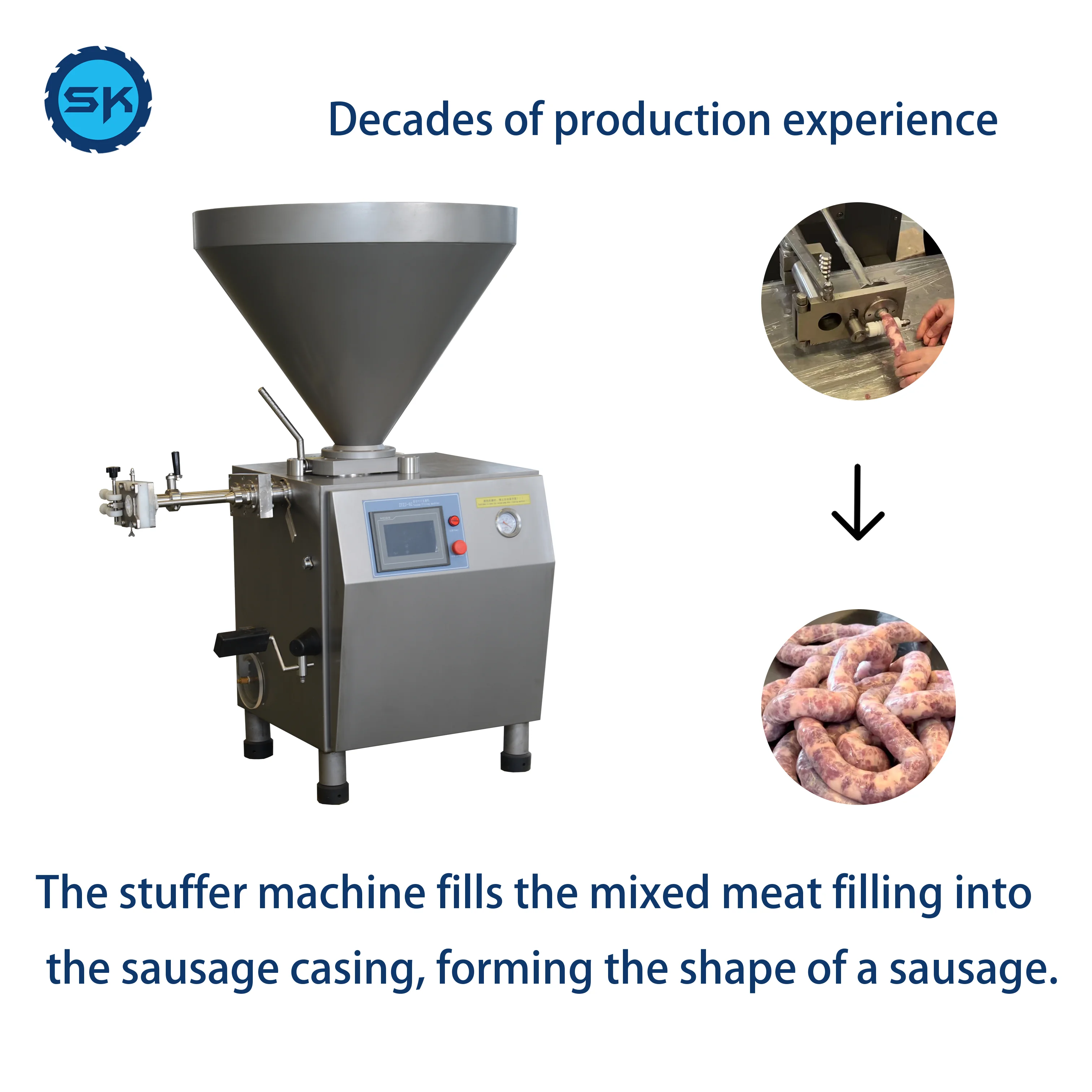 Automatic Meat Production Line Sausage Production Line Mince Meat Production Line