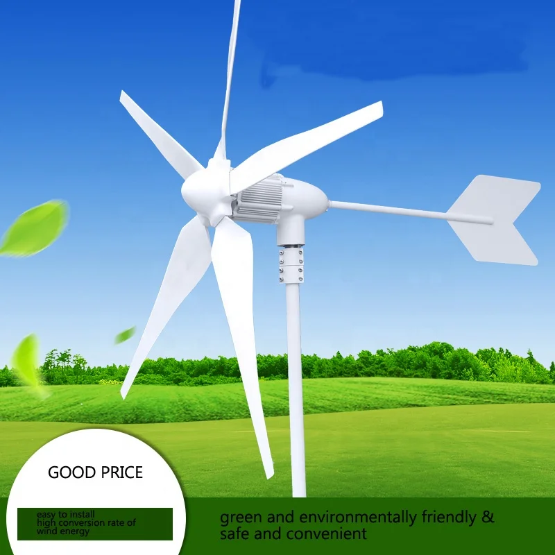 Wind Generator 600W 12V/24V/48V 3 Blades/5 Blades Wind Solar Charge Controller Small Wind Power Turbine Generator
