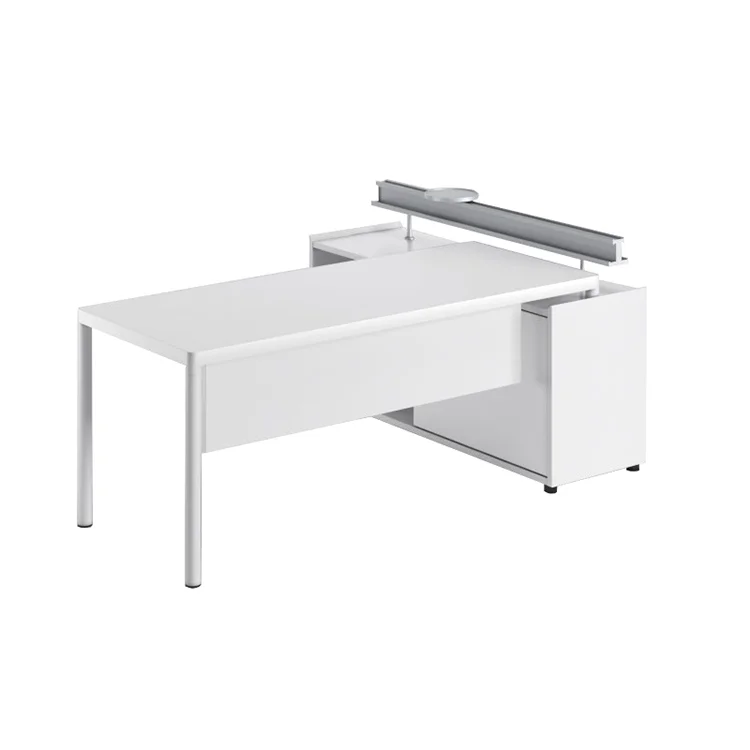 Mecco New arrival white office desk modern executive home office table for work