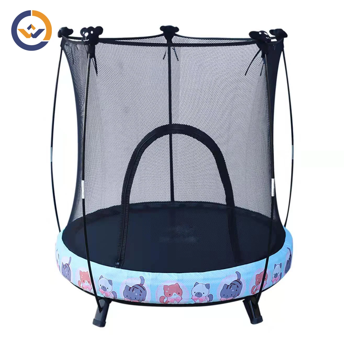 Toddler Trampoline  Children KidsTrampoline with enclosure Indoor Outdoor Recreational Trampoline Outdoor