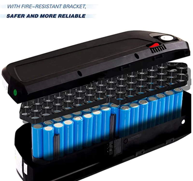 Hailong Samsuang LG Li-ion Battery for Electric Bicycle 36V 48V Ebike Battery with Charger 30A BMS 18650 Lithium Cells