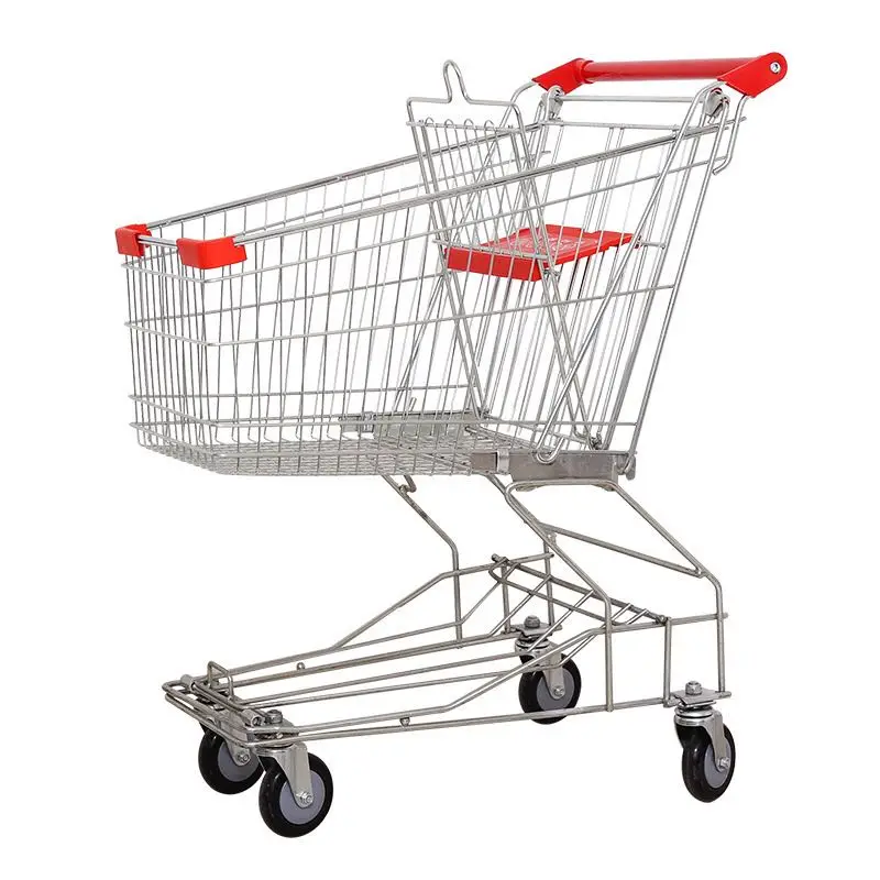 
High quality type of supermarkt/Shopping trolley/Superstore shopping cart 