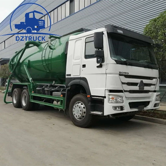 SINOTRUCK 6x4 Emptying Vacuum Truck Sewage Suction Truck