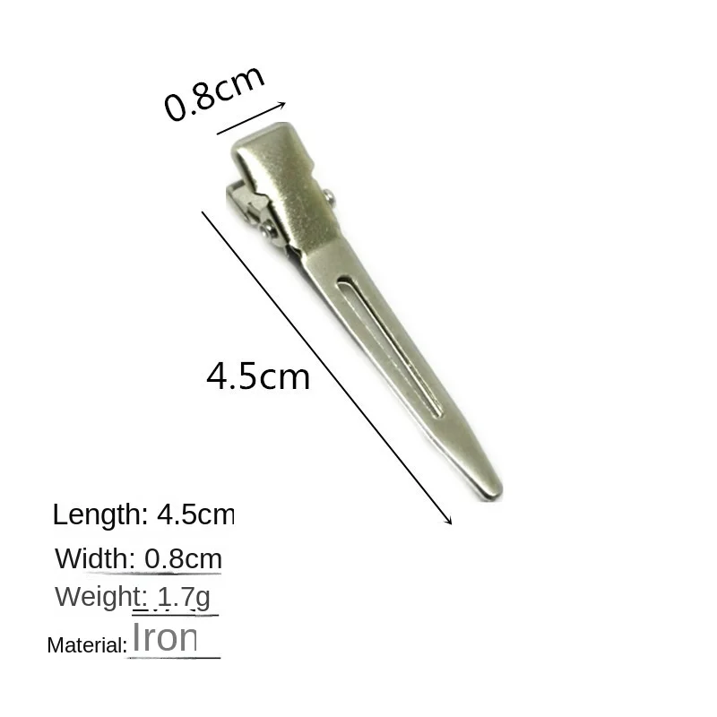 Hair Extension Tool Several Size Positioning Big Small Steel Single Prong Curl Clips Metal Hair Pins Clips For Hair Extensions