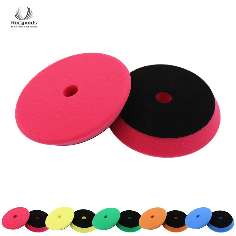 purple green white yellow circular machine automotive steel wool dry polishing buffing pads car polisher