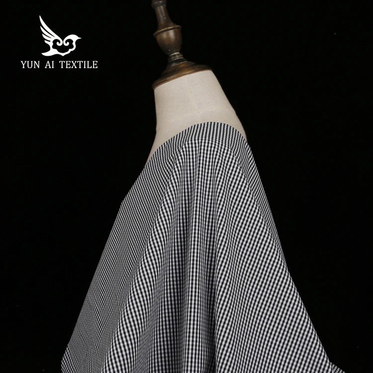 Ready goods factory direct price TC 58 42 check plaid yarn dyed fabric