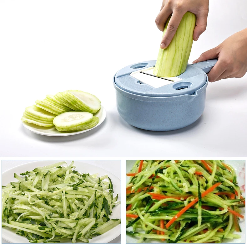 amazon hot new kitchen accessories gadget gadgets tool 2019 wheat straw multifunction vegetable cutter machine for home use