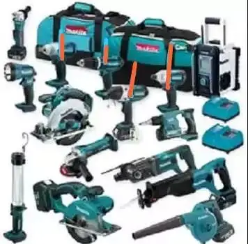 Original Makitas LXT1500 18-Volt LXT Lithium-Ion Combo Kit / Power Tool / Cordless Drill