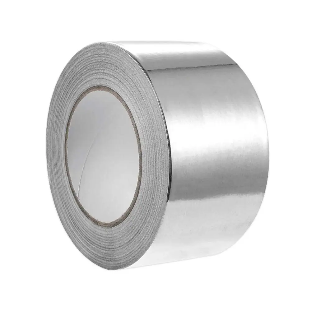 HVAC Alu water acrylic glue No Liner Release paper Sealing Refrigerator Industrial high temperature aluminum foil tape