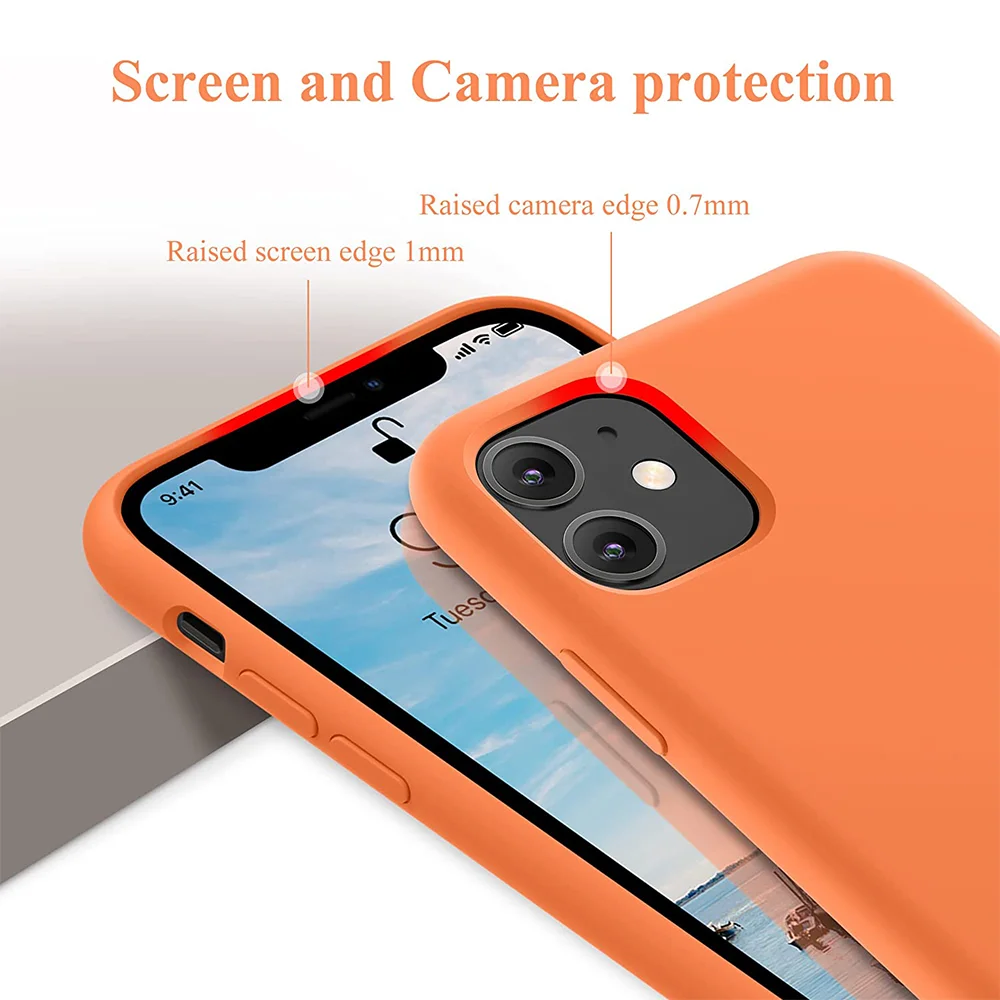 In Stock Silicone Cover Phone Case for iPhone 11 12 13 14 Pro Max Cases
